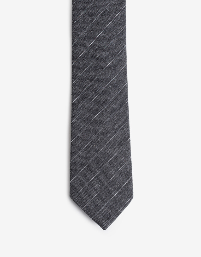 Pañuelos Raso Geométrico Corbata Rayada - Combinacion Bicolor