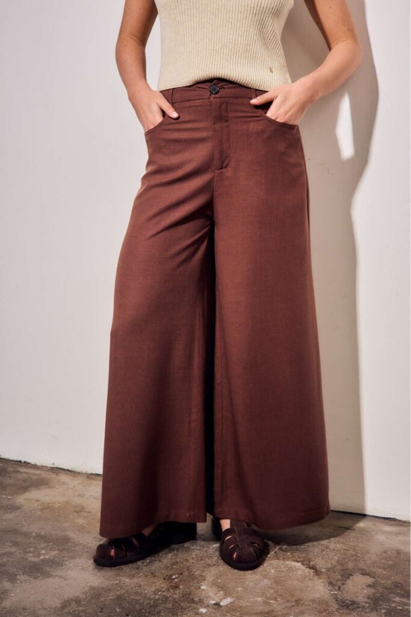 Pantalon - Marron 