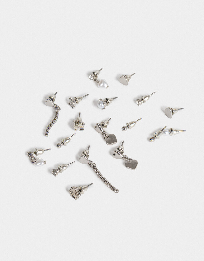 Aros Sets De metal Set De Aros - Plateado