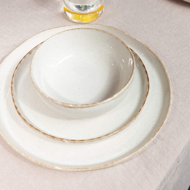 Plato principal rústico cerámica Plato principal rústico cerámica