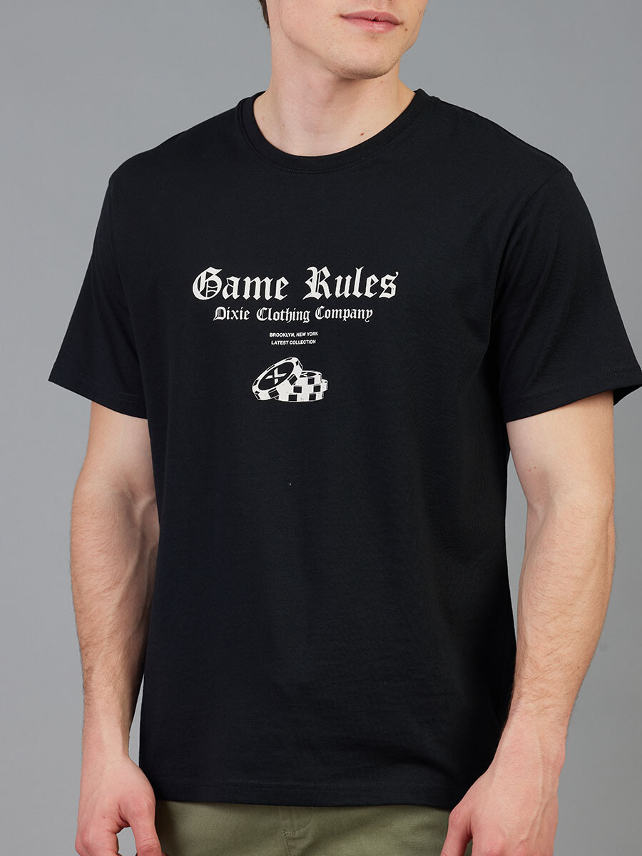 T-SHIRT MANEL DIXIE - Negro 