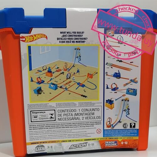 Jug.Pista Track Builder C/2Autos E/Cajon Plas. N/a