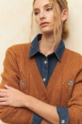 CARDIGAN GUETTA Camel