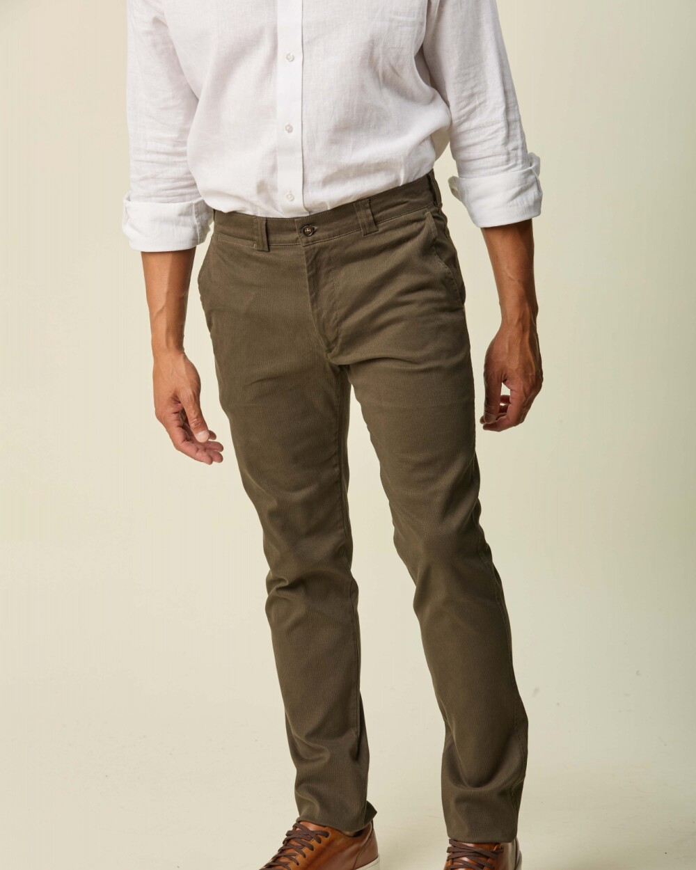 Pantalón Sport Algodón/ Spandex Tramado Verde