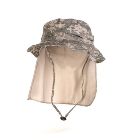 Sombrero Capelina de pescador con cubre nuca Protección UV50+ - Fox Boy Pixelado