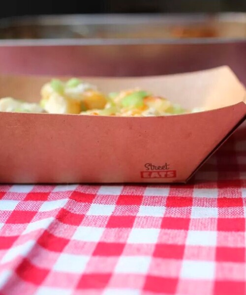 Bandeja food truck resistente a la grasa 16.5 x 12 cm - 250 unidades Bandeja food truck resistente a la grasa 16.5 x 12 cm - 250 unidades