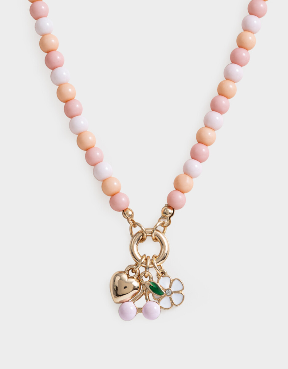 Collares Infantiles Con beads - Dorado 