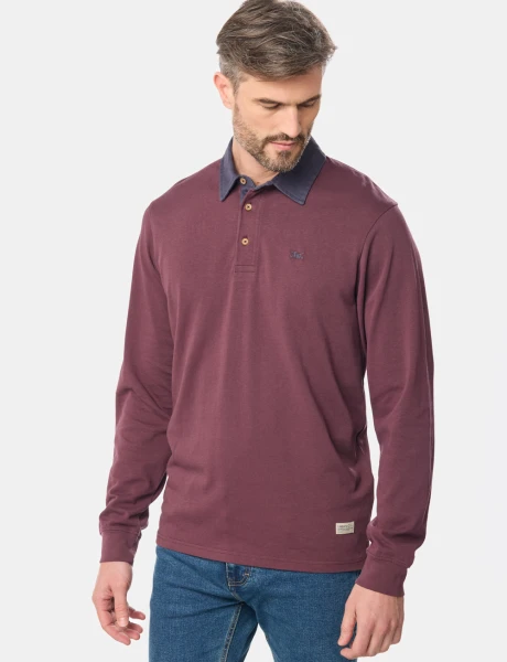 POLO JERSEY LISA Bordo
