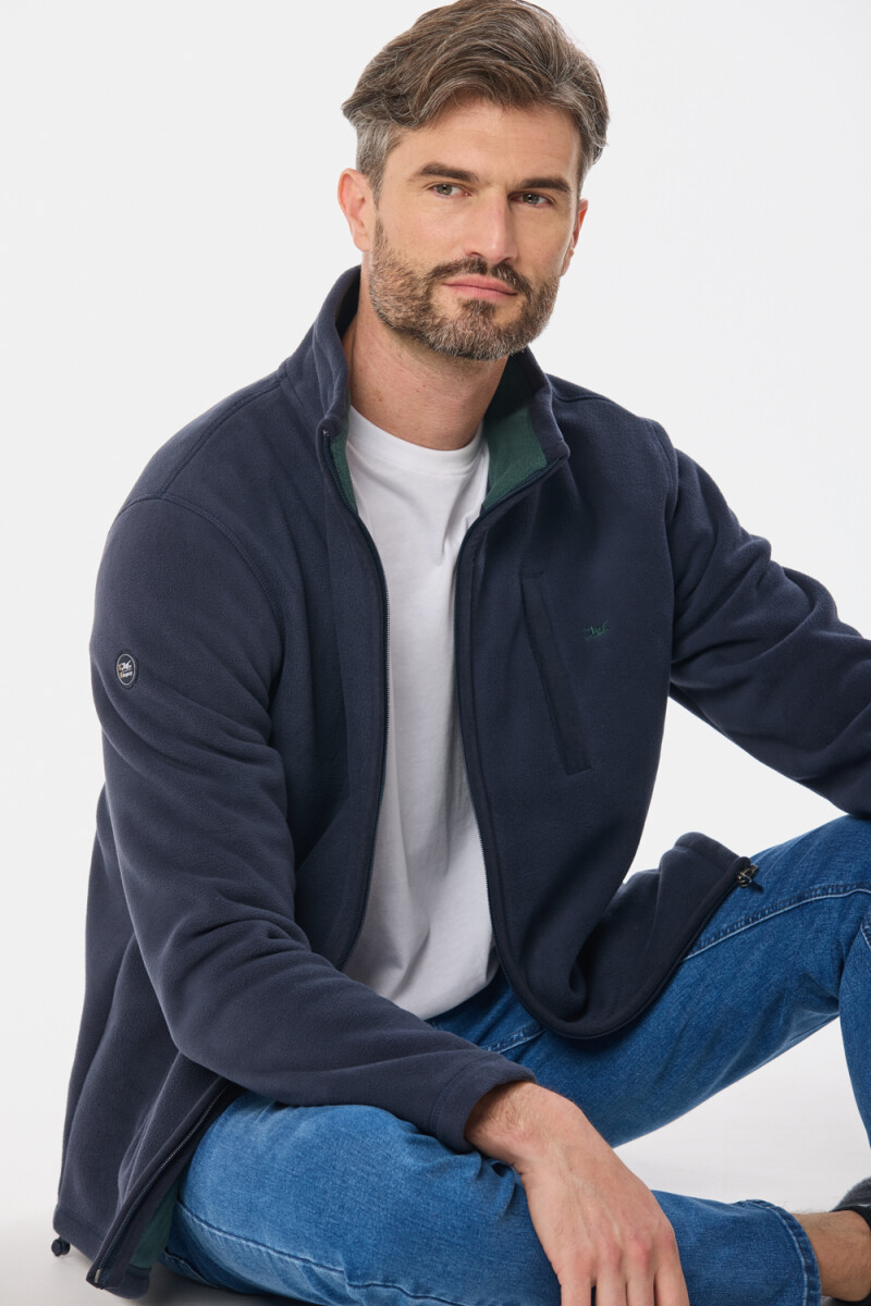 CAMPERA POLAR DE ABRIGO - Azul 