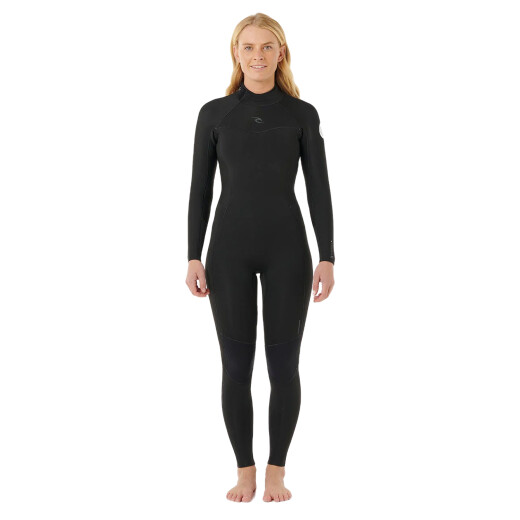 Traje Rip Curl Women's Dawn Patrol Back Zip 4/3 - Negro Traje Rip Curl Women's Dawn Patrol Back Zip 4/3 - Negro