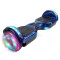 Skate Patineta Eléctrica 6.5" Con Música + Luces Led AZUL
