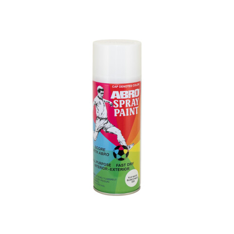 Esmalte color blanco mate de 400 ml ABR405