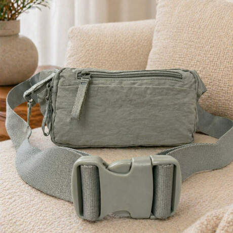 Riñonera ajustable con bolsillos Verde Agua