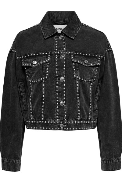 Chaqueta Manja Tachas Denim Black