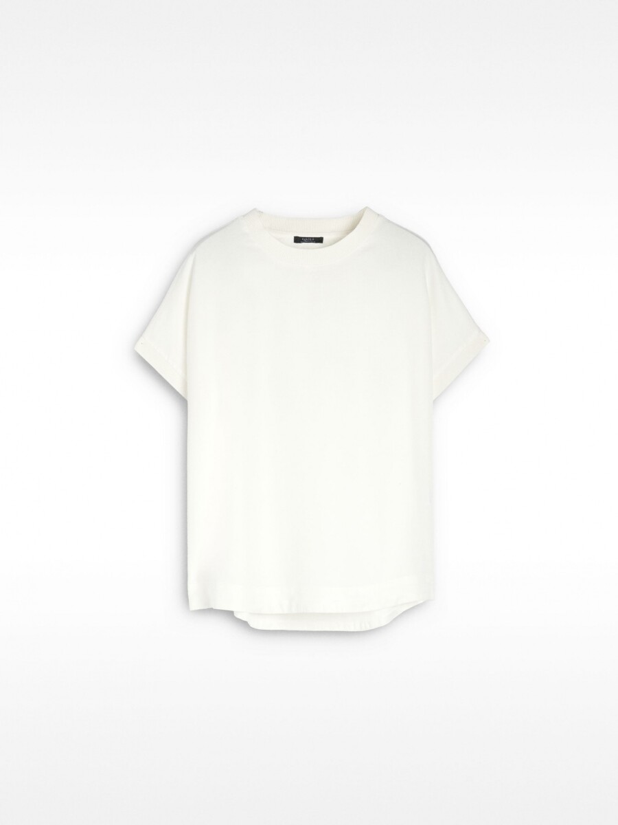Camiseta 100 % Lyocell crudo