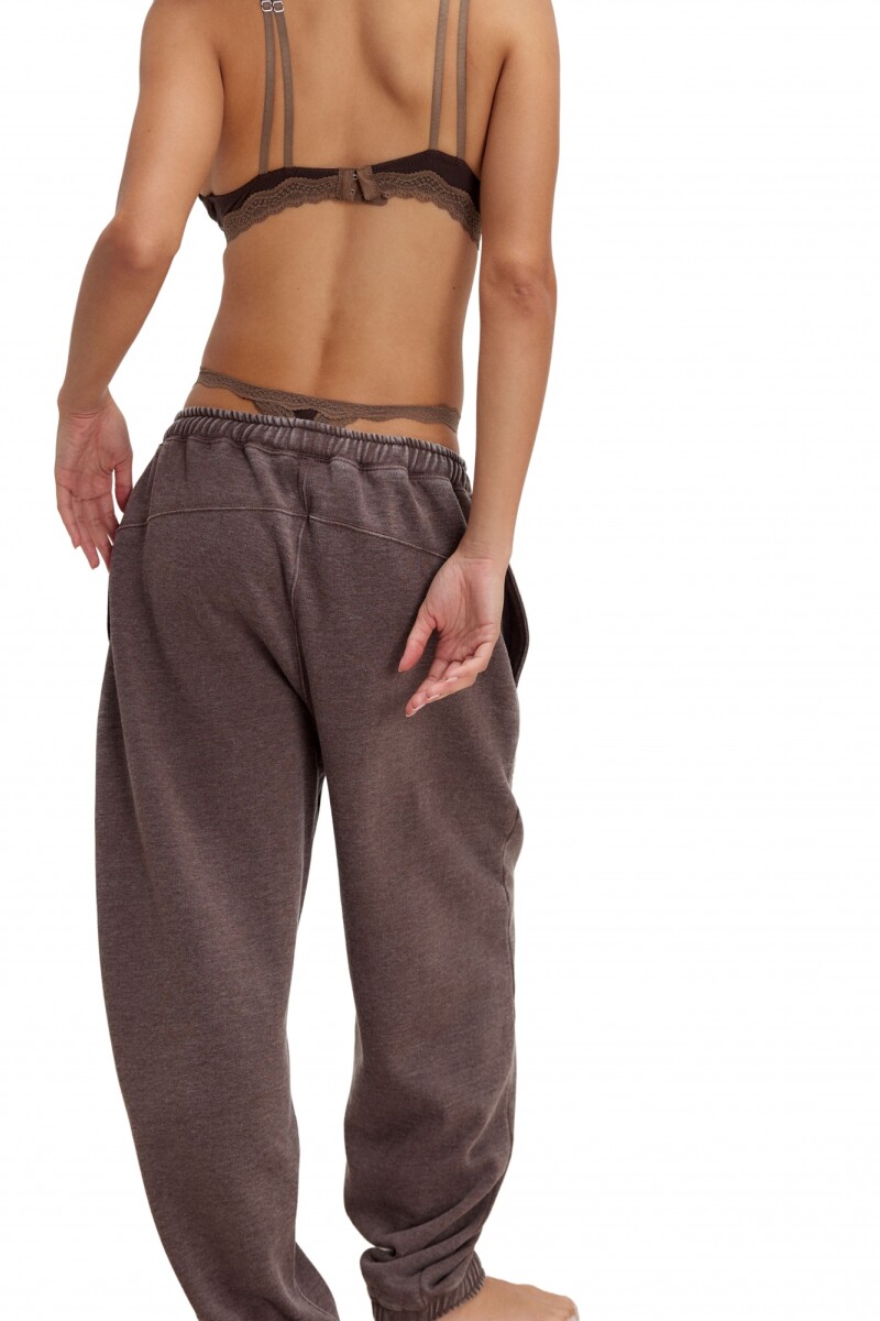 JOGGER SLOW DOWN Marron