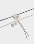 Bijouterie Set Flores Bijou Set De Flores - Dorado