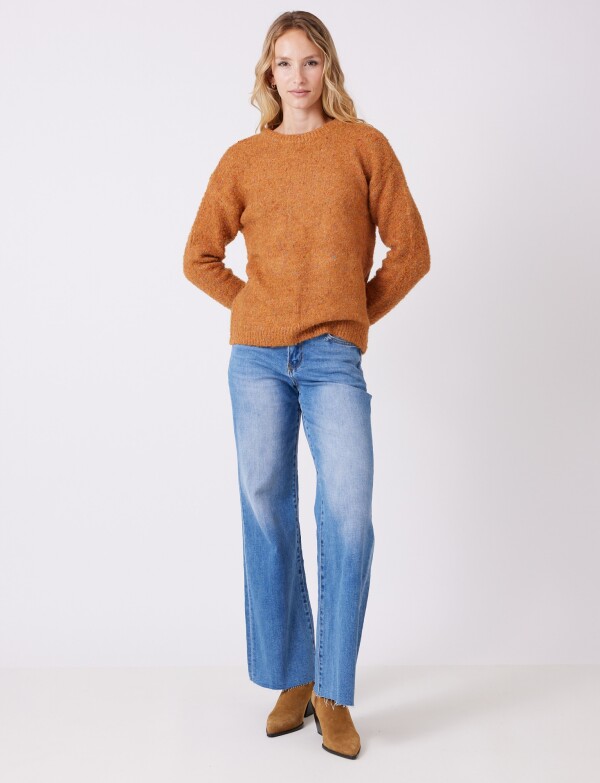 Buzo Lana Melange TERRACOTA