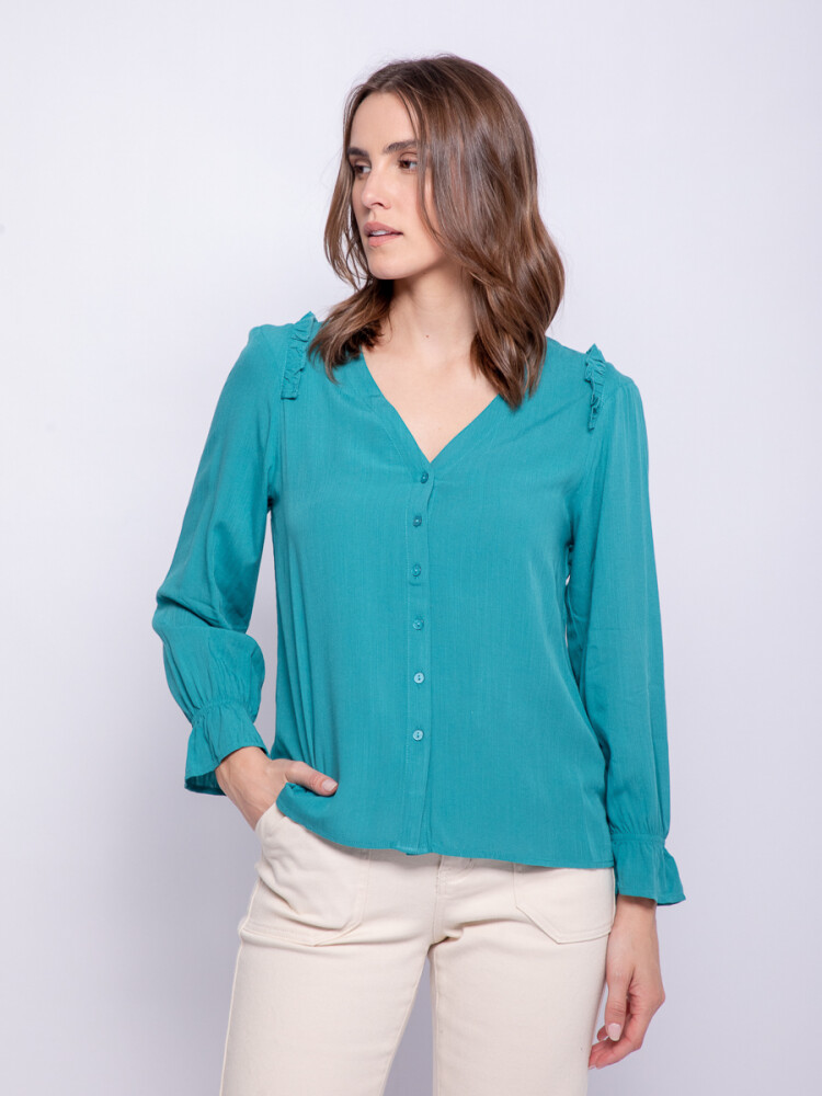 CAMISA BALMES Verde Grecia