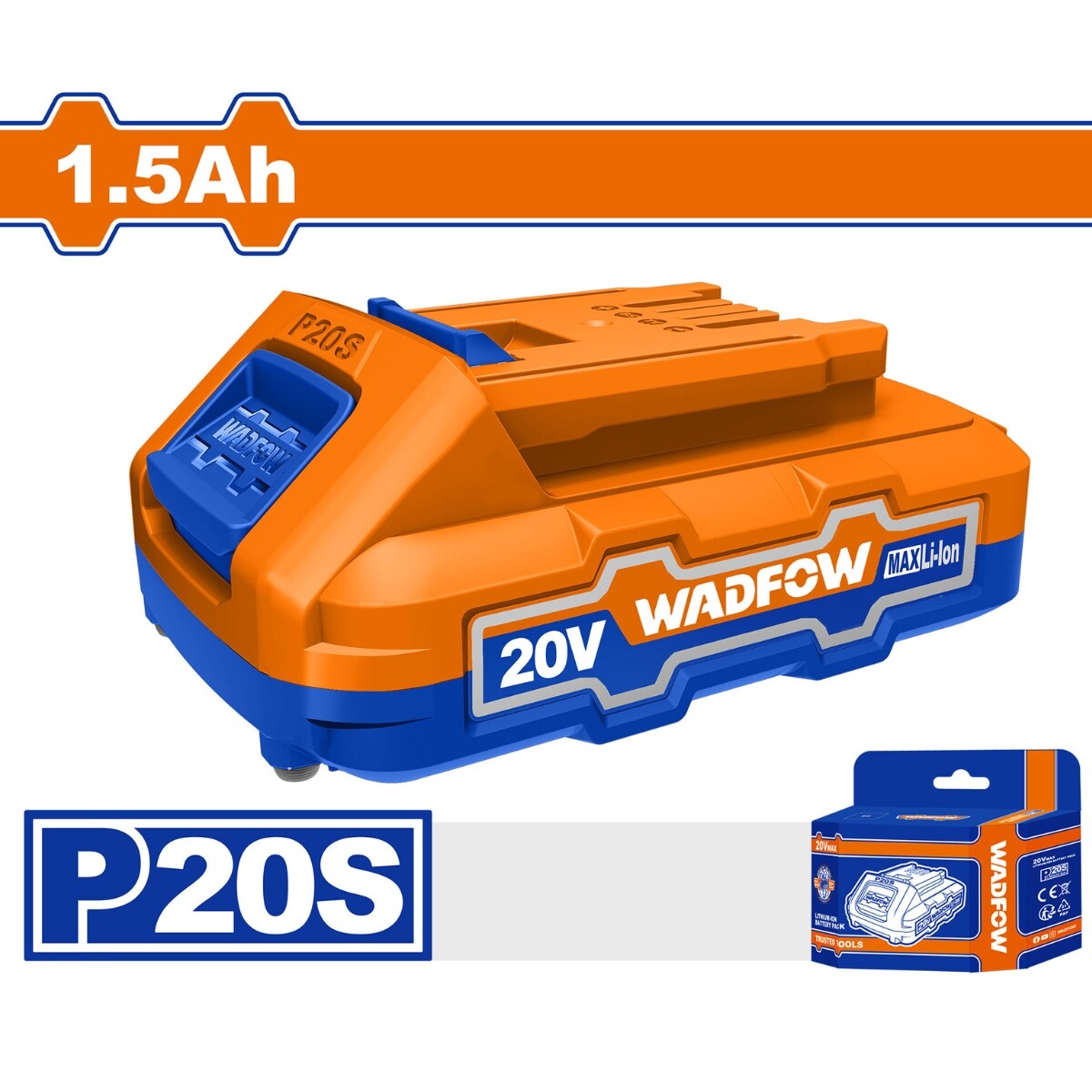 CARGADOR 20V 1,8A WADFOW Cargador 20v 1,8a Wadfow