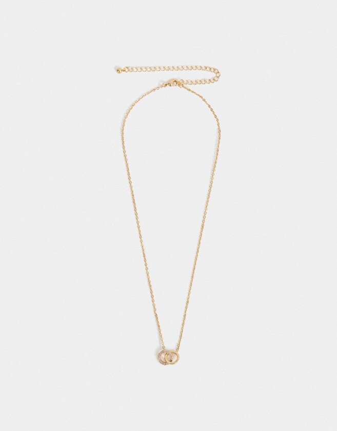 Cadena Corta con Dije Premium Gold Cortos - Dorado