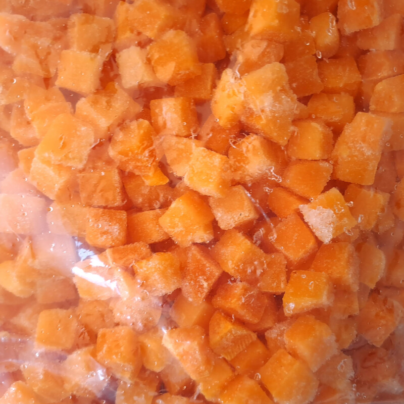 CALABAZA EN CUBOS CONGELADA 10/10 - 1 KG Calabaza En Cubos Congelada 10/10 - 1 Kg