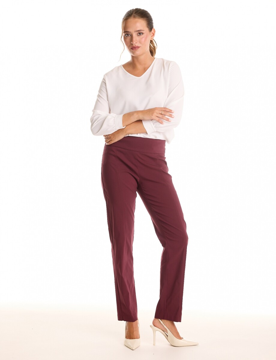Pantalon Modelador - Bordeaux 