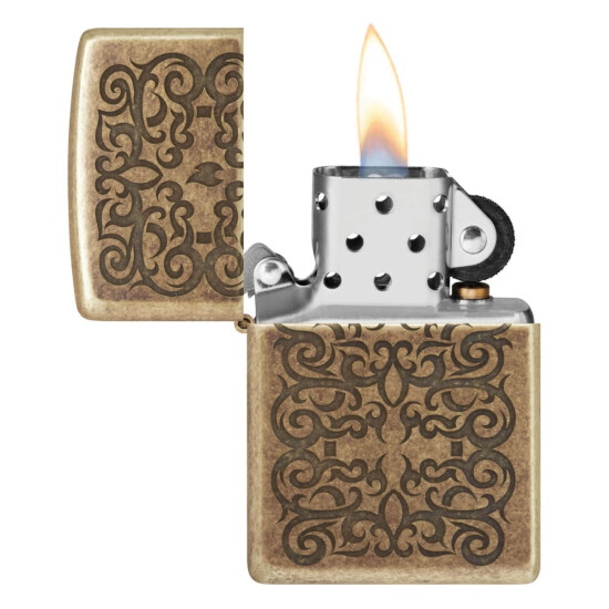 Encendedor ZIPPO 48484 C/Diseño Dorado 0
