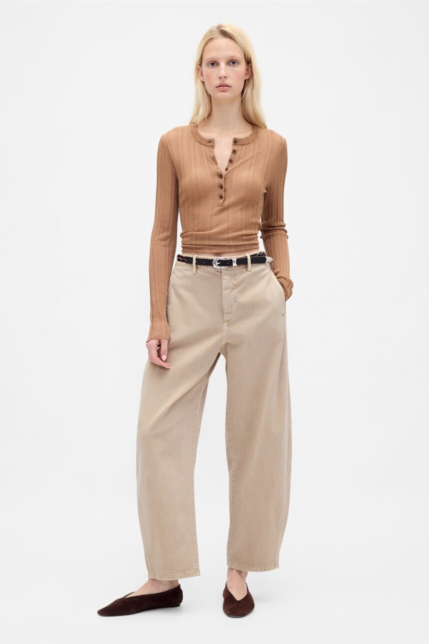 Pantalón Khaki Barrel Mujer Wicker