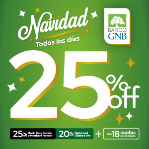 25%OFF GNB CRÉDITO