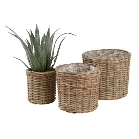 Maceta Sansebie Ø40/33/25 Kubu Natural