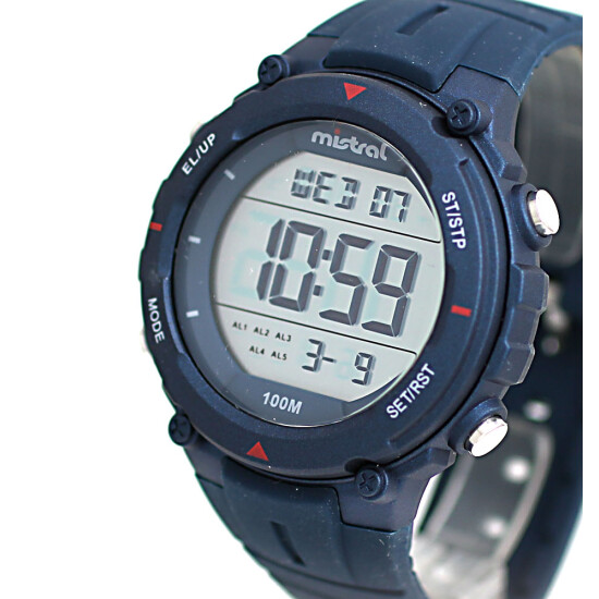 Reloj Mistral Deportivo Silicona Azul 0