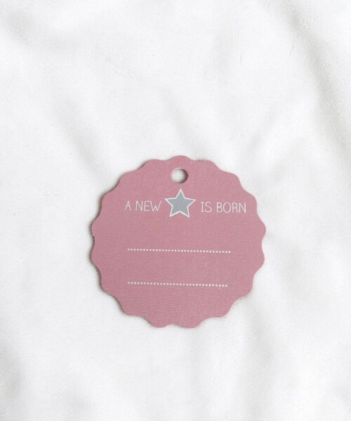 Colgante tag baby shower 4x4 cm Colgante tag baby shower 4x4 cm