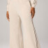 Pantalón Elevated Track Pant Mujer Almond Milk/Black