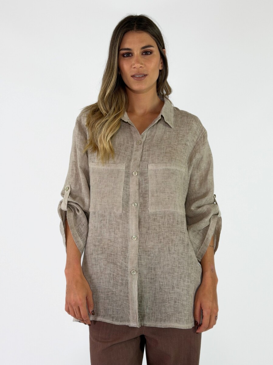 CAMISA SOLANAS - BEIGE 
