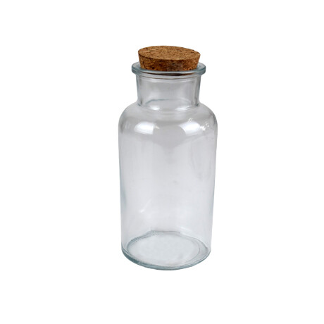 Botella de vidrio con tapa de corcho 550ml Botella de vidrio con tapa de corcho 550ml