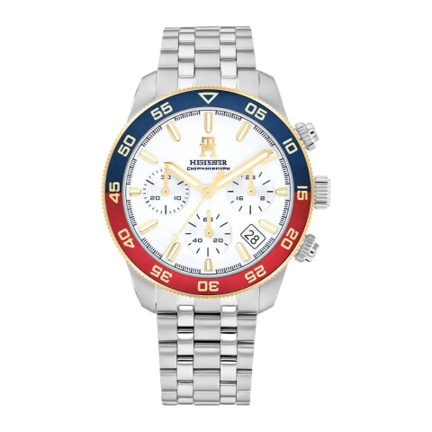 Reloj Tommy Hilfiger 17892184 para hombre con correa de acero Plateado