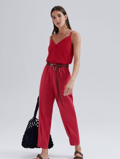CALCA FEM ROJO