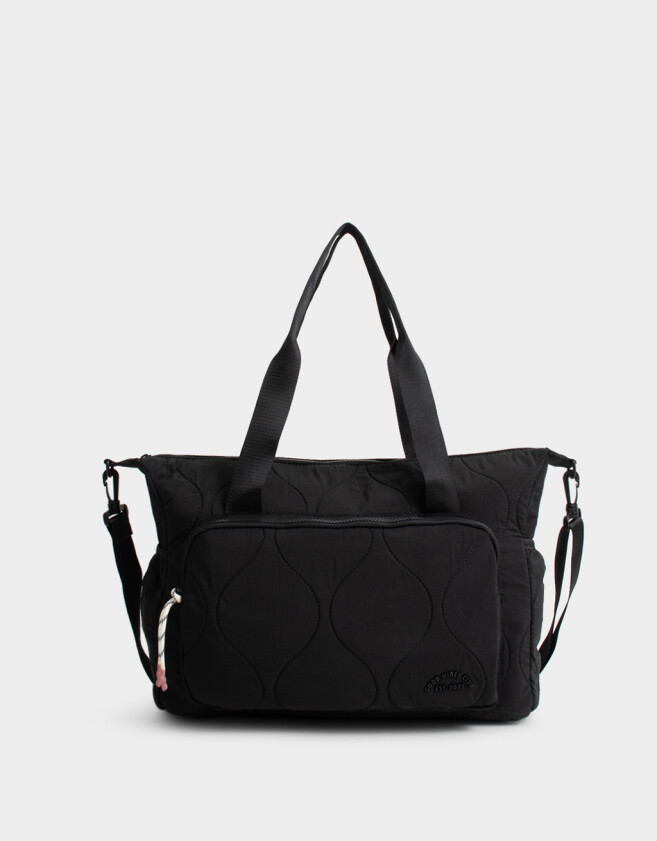 Bolsos Puffy Bolso Deportivo Acolchado - Negro