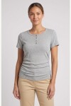 REMERA M/C BASICA FRUNCE GRIS