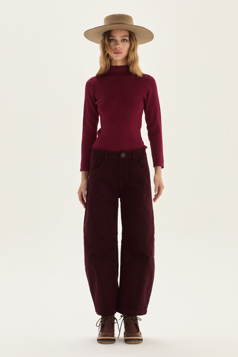 Pantalón Scarlet - Bordo 
