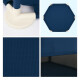 Corral Para Bebe Hexagonal c/pelotas Azul Azul