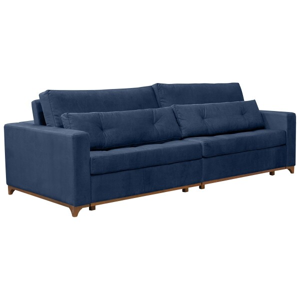 Sofá Sillón Qatar 4 Cuerpos Living SOFA QATAR 4 CUERPOS AZUL