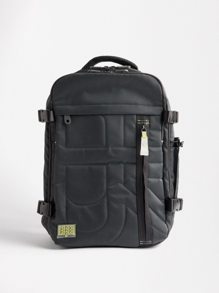 Mochila De Cabina De Nylon gris