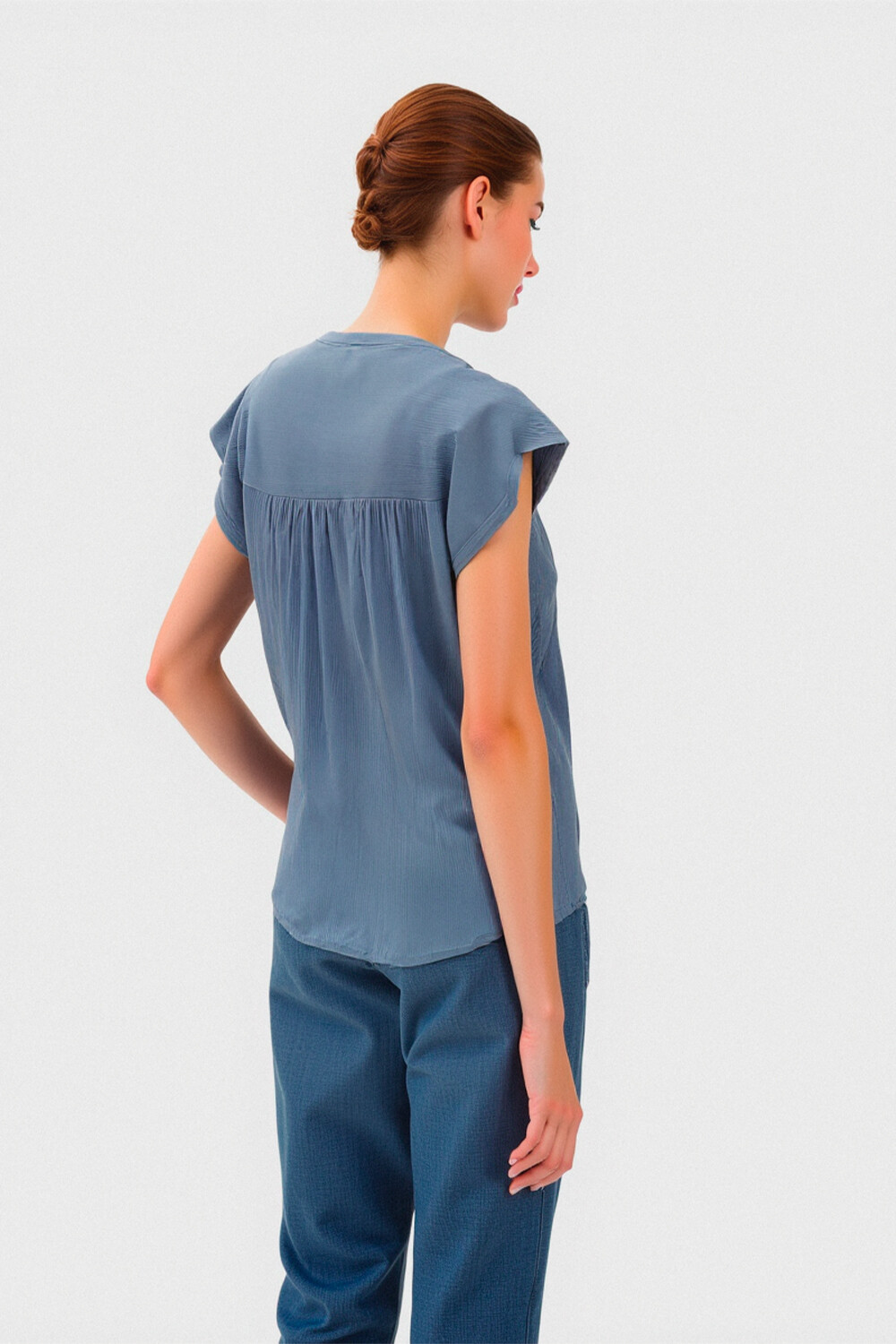 Blusa Tria Celeste