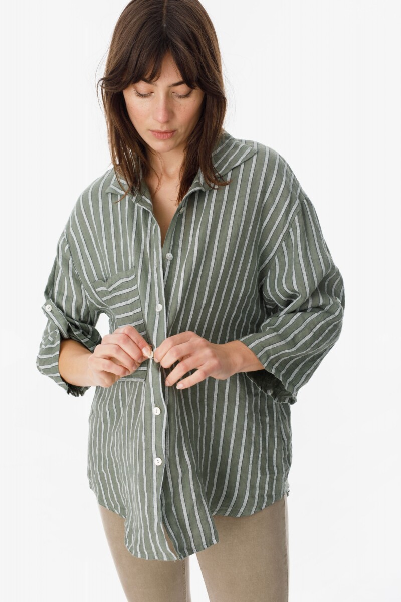 Camisa Ulises - Verde Oliva 