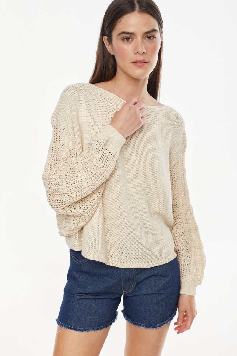Sweater Agora Crudo