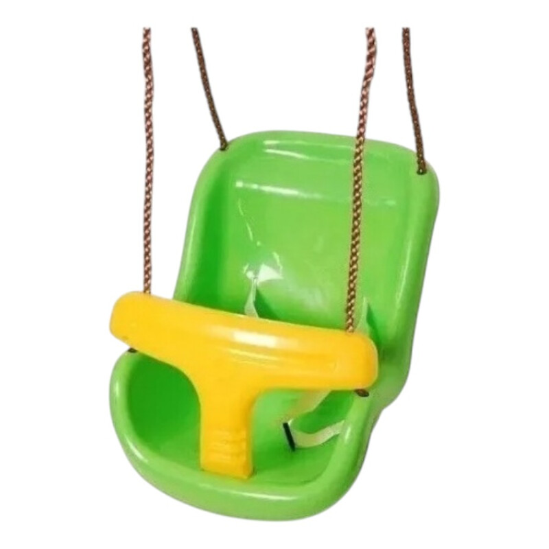 Hamaca Bebe Plástica con Cinto Verde