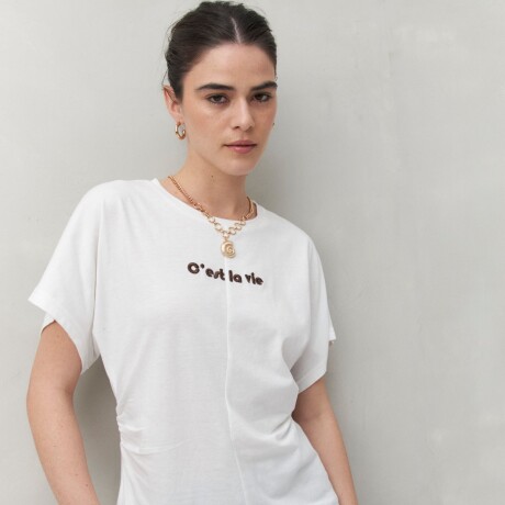REMERA MILERA Blanco