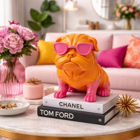 DECORACION FASHION DOG Naranja - Medium